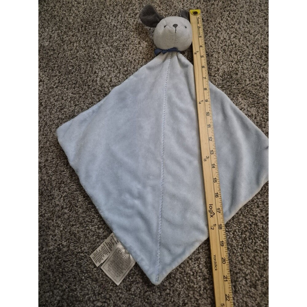CARTER’S JUST ONE YEAR PRECIOUS FIRSTS BLUE BEAR SECURITY BLANKET LOVEY - Picture 3 of 10